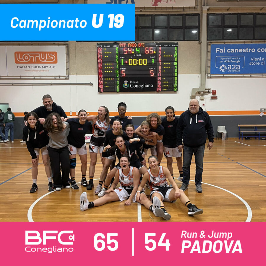 UNDER 19 &#8211; BFC 65 | 54 Run &#038; Jump Padova