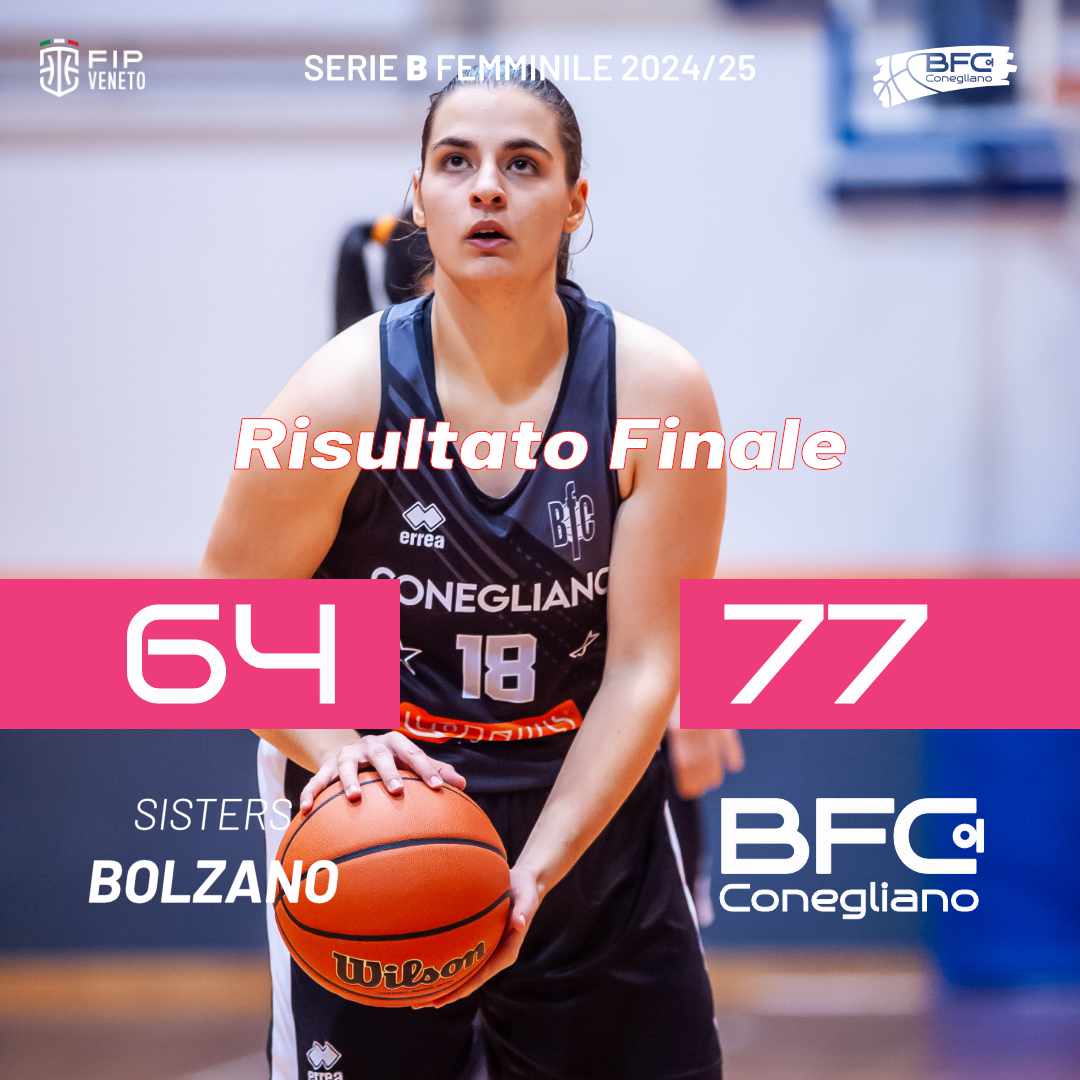 SERIE B FEMMINILE | 1a GIORNATA DI RITORNO | SISTERS BOLZANO 64 – 77 BFC - BFC Basket femminile