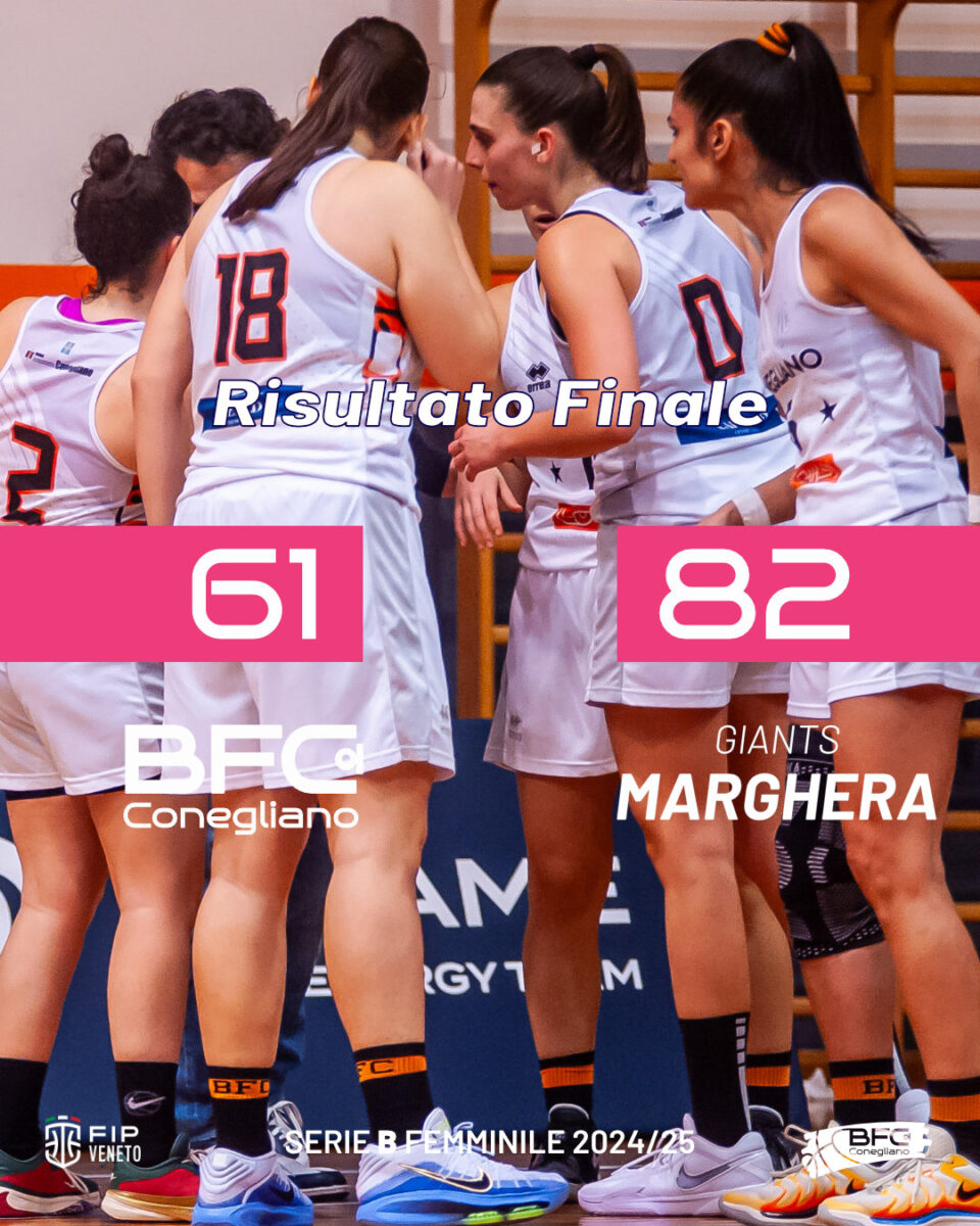 SERIE B FEMMINILE 2a GIORNATA – GIRONE DI RITORNO BFC 61 – 82 MARGHERA - BFC Basket femminile